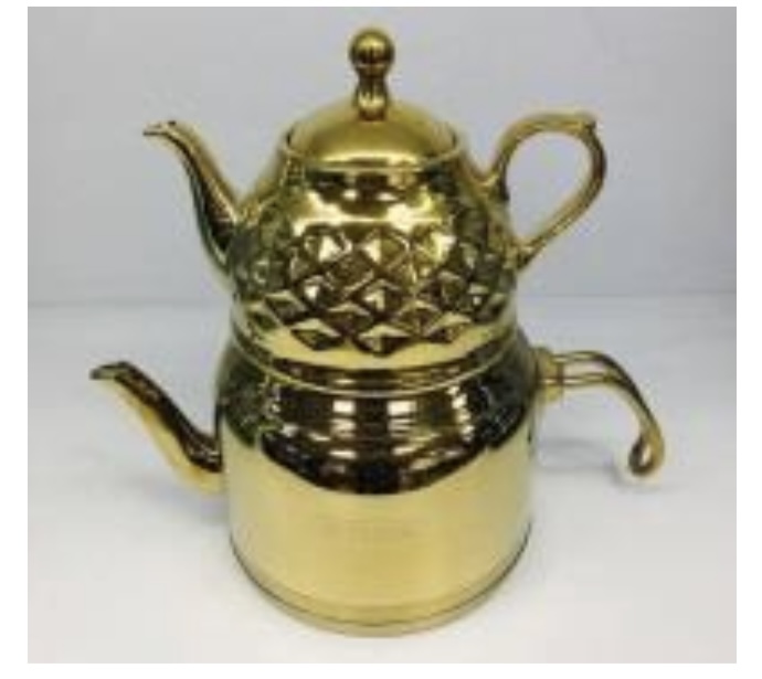 کتری قوری برتونی طلایی مدل 108